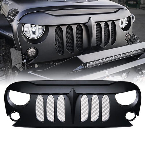 2007-2018 Jeep Wrangler JK Grille with Steel Mesh