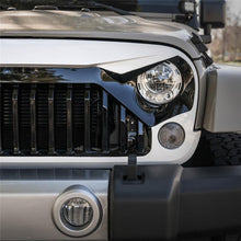 Load image into Gallery viewer, 2007-2018 Jeep Wrangler Painted Black White Grille
