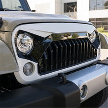 Load image into Gallery viewer, 2007-2018 Jeep Wrangler Painted Black White Grille
