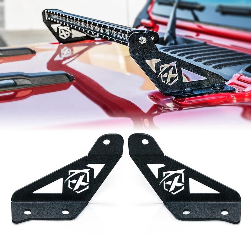 2018-2021 Jeep Wrangler JL Hood Mounting Brackets