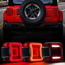 Load image into Gallery viewer, Jeep JL LED Taillights With Red Lens
