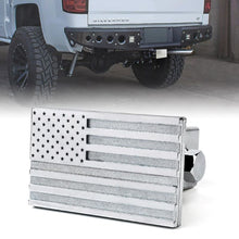 Load image into Gallery viewer, Crawlertec Aluminum Trailer Hitch Cover with U.S. American Flag for 2&quot; Receivers
