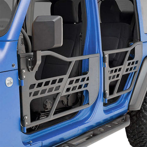 Crawlertec Beast Style Tubular Door with Side View Mirror for 2018-Later Wrangler JL 4 Door