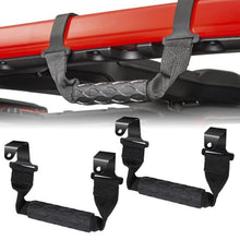 Load image into Gallery viewer, Crawlertec Black Front &amp; Rear Door Grab Handles For 2018-Later Jeep Wrangler JL JLU

