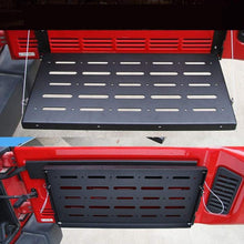 Load image into Gallery viewer, Crawlertec Multi-purpose Black Steel Tailgate Table For Jeep Wrangler JK 2007-2018
