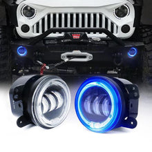 Load image into Gallery viewer,  4&quot; Adventure Series 60W CREE LED Fog Lights Halo Ring DRL for JK/JL/JT
