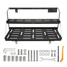 Load image into Gallery viewer, Crawlertec Double-Layer Rear Door Foldable Table Cargo Shelf Storage For 2018+ Jeep Wangler JL JLU
