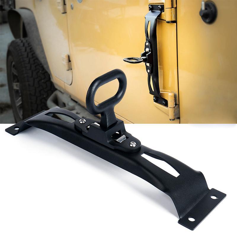 Crawlertec Door Hinge Side Foot Step Metal Steel For Jeep Wrangler 2007-2018