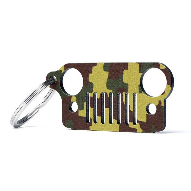 Green Jeep Wrangler JK Keychain