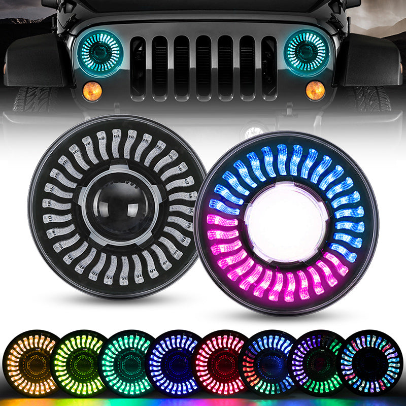 Jeep Color Changing Headlights