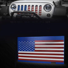 Load image into Gallery viewer, Jeep Grill Mesh Insert With USA Flag

