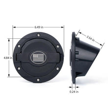 Load image into Gallery viewer, 2007+ Jeep Wrangler HD Style Fuel Gas Tank Cap Cover With U.S. Flag 

