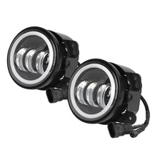 Load image into Gallery viewer, Bluetooth 4&quot; CREE LED Fog Lights with RGB Halo Angle Eye For Jeep JK/JL/JT
