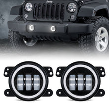 Load image into Gallery viewer, Jeep Wrangler JK Halo fog lights
