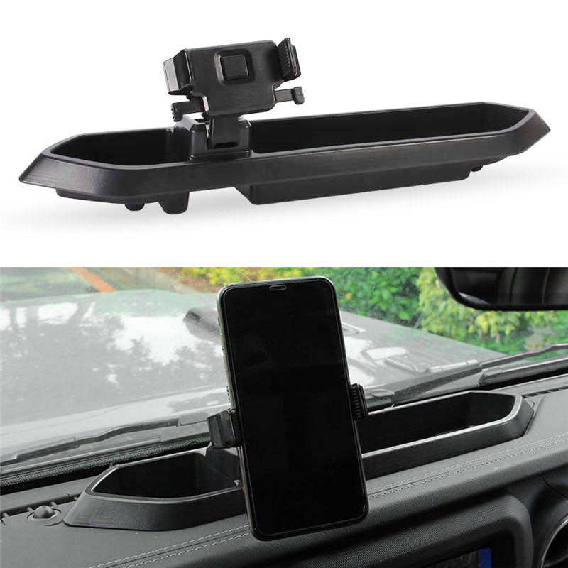 Jeep Wrangler JL JLU Dash Tray Mount Phone Holder