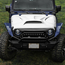 Load image into Gallery viewer, Jeep Wrangler JL Gladiator Fiberglass Hood with Open Air Scoop
