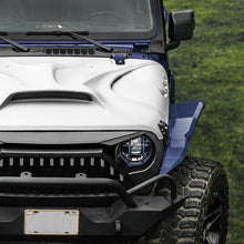 Load image into Gallery viewer, Jeep Wrangler JL Gladiator Fiberglass Hood with Open Air Scoop
