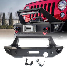 Load image into Gallery viewer, Jeep Wrangler MK Series Front Bumper with Winch plate
