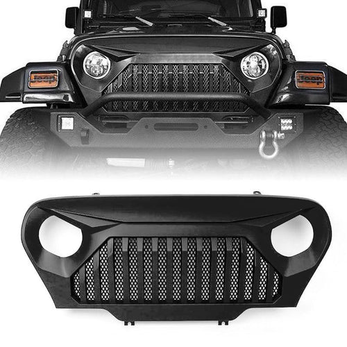 Jeep Wrangler TJ black Grill