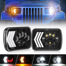 Load image into Gallery viewer, Jeep YJ 5X7 LED Headlights
