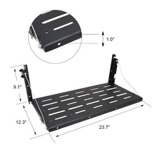 Load image into Gallery viewer, Crawlertec Multi-purpose Black Steel Tailgate Table For Jeep Wrangler JK 2007-2018
