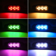 Load image into Gallery viewer, 8 Pcs RGB Universal LED Rock Lights with Bluetooth APP and Remote Control

