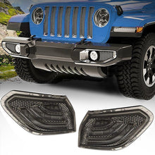 Load image into Gallery viewer, Crawlertec Smoke Lens LED Side Maker Fender Flares Lights for Jeep Wrangler JL 2018+
