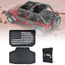 Load image into Gallery viewer, Crawlertec Top Mesh Sun Shade For 2007-2018 Jeep Wrangler JKU 4 Door
