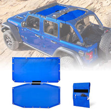 Load image into Gallery viewer, Crawlertec Top Mesh Sun Shade For 2018+ Jeep Wrangler JLU 4 Door
